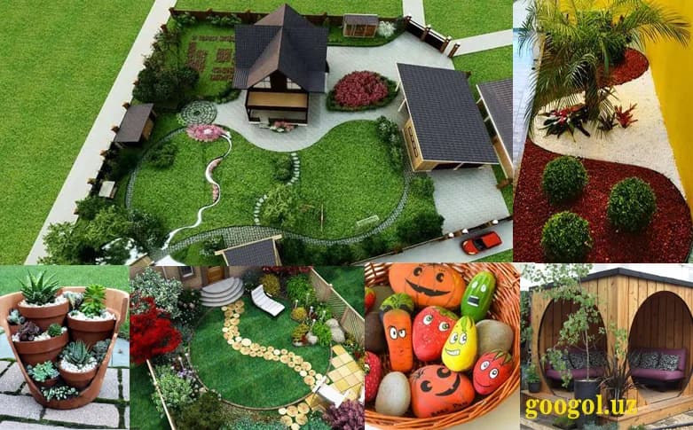 Landshaftlar dizayni uchun turli idealar